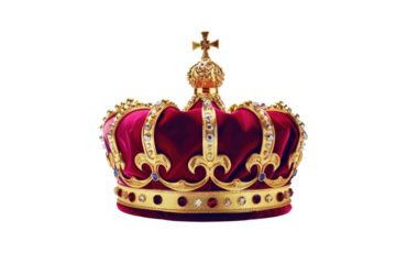 kings crown isolated