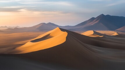 Naklejka premium Arid sands of Peru