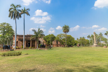 Fototapeta premium The british residency complex is a group of several building in a common precinct in the city of lucknow,uttar pradesh in India.