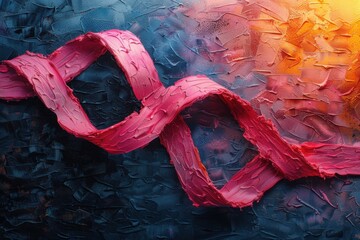 abstract background in colors and patterns for Mesothelioma Awareness Day