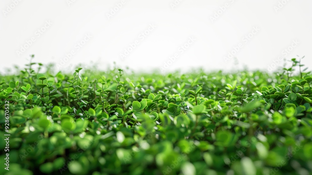 Poster Close-up of lush green foliage.