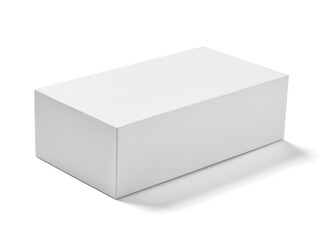 white box package mock up template product background design container cardboard blank paper pack