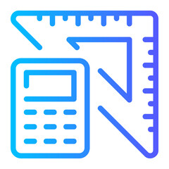 stationery gradient icon