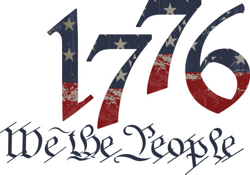 We The People American Flag 1776