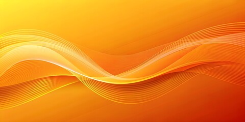Fototapeta premium Abstract gradient wave background in shades of orange and yellow , colorful, vibrant, modern, design, abstract, trend