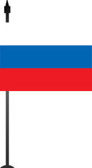 Russian Flag Pole
