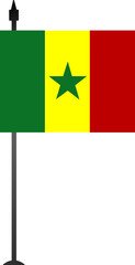 Senegalese Flag Pole