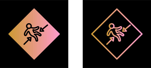 Crush Zone Vector Icon