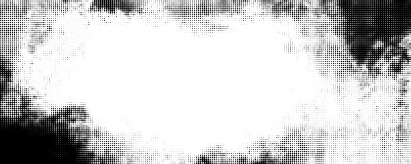 black and white frame made of splashes