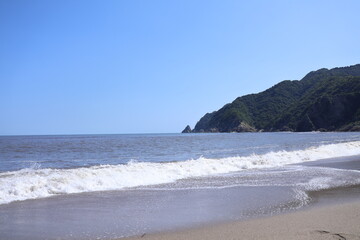 beach and waves