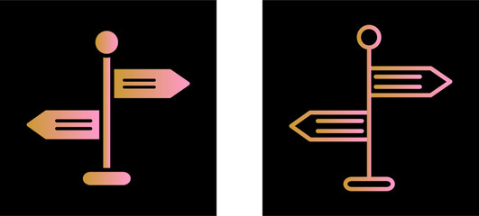 Signboard Vector Icon