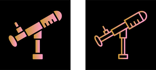 Telescope Vector Icon