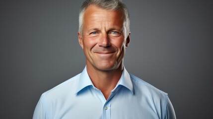 A mature man in a business suit, 