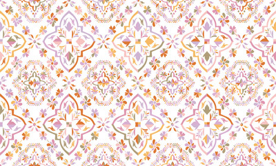 Abstract Ikat pattern with seamless design, perfect for ethnic-themed backgrounds, curtains, carpets, wallpapers, clothing, and decorations. Ideal for wrapping paper, batik, and other creative uses.