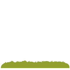 Bush grass illustration