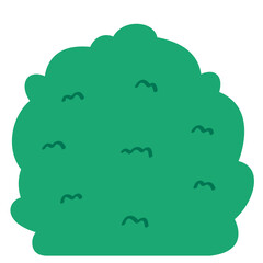 Bush grass illustration