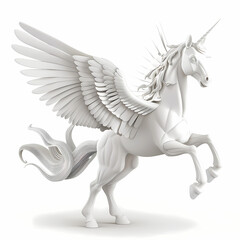 Fototapeta premium 3D Pegasus vector image