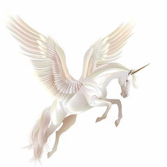 Obraz premium 3D Pegasus vector image