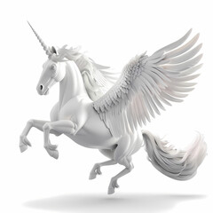 Fototapeta premium 3D Pegasus vector image