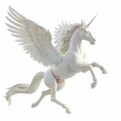 Obraz premium 3D Pegasus vector image