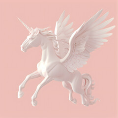 3D Pegasus vector image