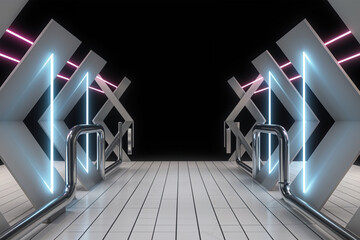 photo the best-hyper realistic-vibrant-podium-abstract background image-wallpaper 