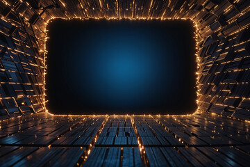 photo the best-hyper realistic-vibrant-podium-abstract background image-wallpaper 