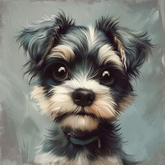 yorkshire terrier puppy cute dog