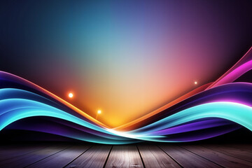 photo the best-hyper realistic-vibrant-podium-abstract background image-wallpaper 