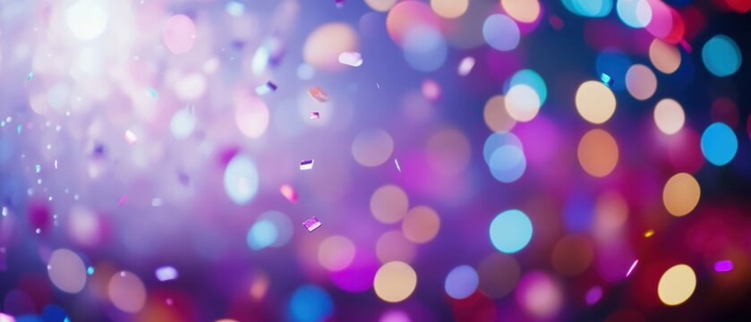 Abstract colorful bokeh background with soft lights and vibrant hues, perfect for festive themes and creative designs.
