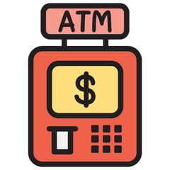 ATM machine icon