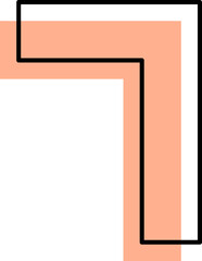 Rhombus icon. Memphis shape. Geometric shape.