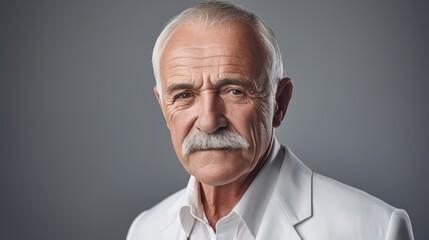 Obraz premium Elderly Caucasian man 