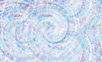 A colorful swirl of light blue and pink. The colors are bright and vibrant, creating a sense of energy and movement. The pattern is abstract and dynamic, with no clear shape or form