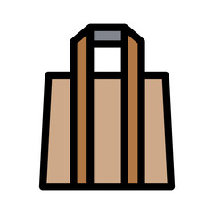 Shopping bag icon