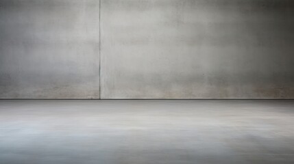 an empty square floor with a smooth concrete surface 