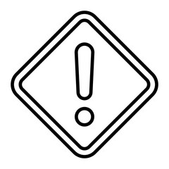 Exclamation Mark line icon
