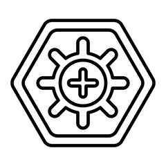 Safety First line icon