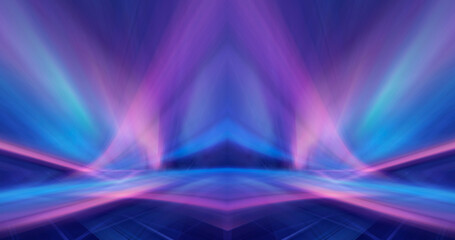 Modern futuristic neon background.