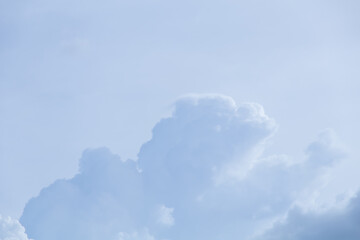 Blue sky background with tiny clouds, Nature cloud blue sky background, Blue Sky with Fluffy White Clouds on a Sunny Summer Day