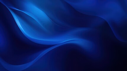 A smooth, flowing abstract design in shades of blue, evoking calmness and tranquility.
