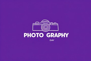World Photography Day with World Map Background, photographer taking photo. World Photography Day social media banner and instagram banner post design