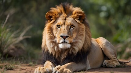 Fototapeta premium lion and lioness