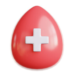 3d rendering of blood type, healthcare concept