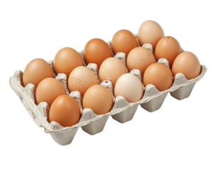 An egg isolated on white transparent background