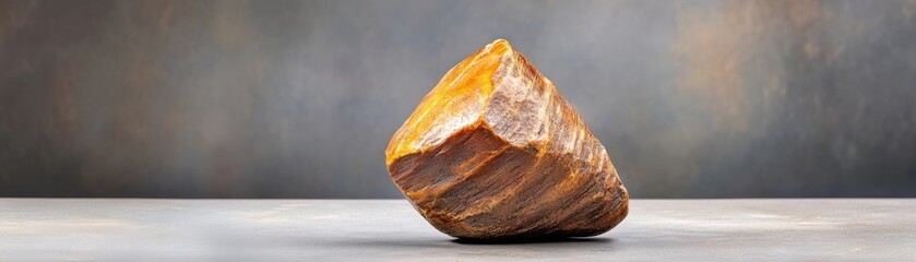 A captivating close-up of a unique rock showcasing natural textures and colors, perfect for nature and geology enthusiasts.