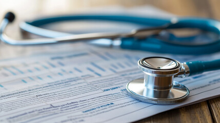 In a hospital setting, the presence of a doctor's physician book and stethoscope carries with it an air of professionalism and dedication to patient care.
