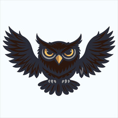Owl vector for logo, template etc