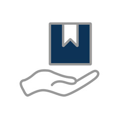 Product thin line icon set. Containing package, parcel, packet, gift, delivery cardboard box, recommendation, top seller, open shipping box or unboxing, carton boxes, brand. Vector illustration