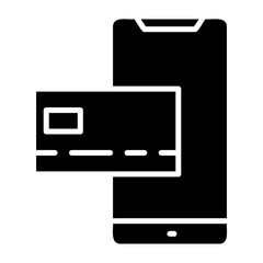 Mobile Payment Glyph Icon